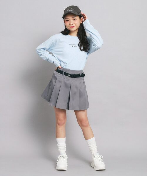 PINK-latte / ピンク ラテ ミニ・ひざ丈スカート | ベルト付プリーツスカート | 詳細10