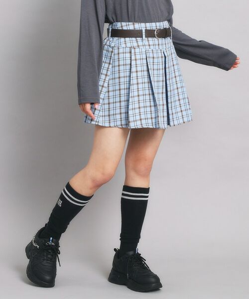 PINK-latte / ピンク ラテ ミニ・ひざ丈スカート | ベルト付プリーツスカート | 詳細24