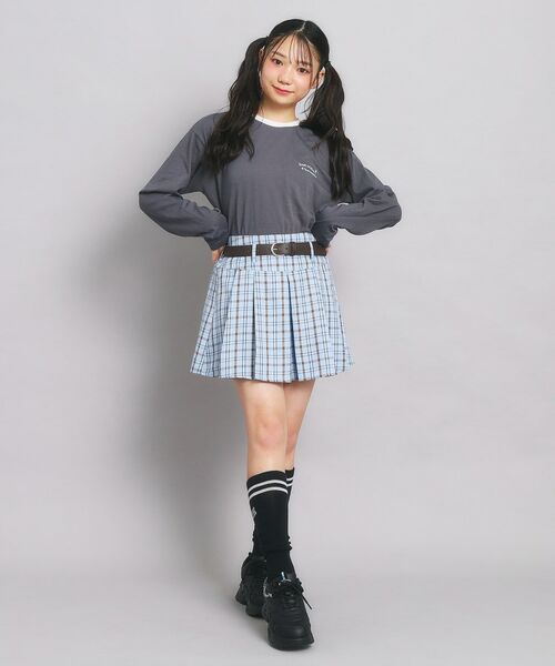 PINK-latte / ピンク ラテ ミニ・ひざ丈スカート | ベルト付プリーツスカート | 詳細25