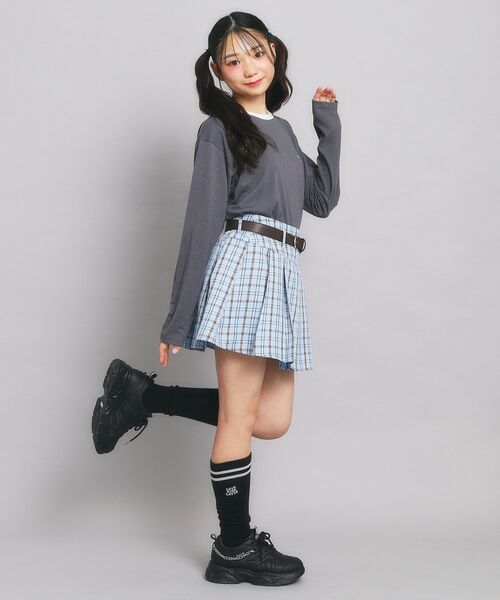 PINK-latte / ピンク ラテ ミニ・ひざ丈スカート | ベルト付プリーツスカート | 詳細26