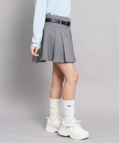 PINK-latte / ピンク ラテ ミニ・ひざ丈スカート | ベルト付プリーツスカート | 詳細8