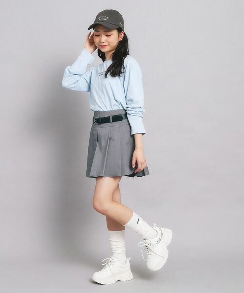 PINK-latte / ピンク ラテ ミニ・ひざ丈スカート | ベルト付プリーツスカート | 詳細9