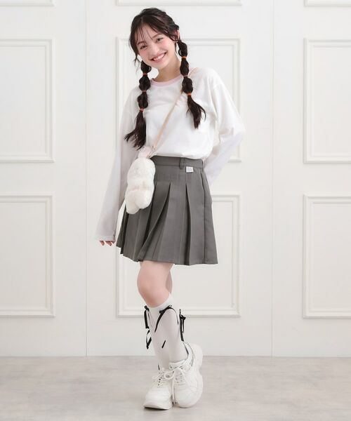 PINK-latte / ピンク ラテ ミニ・ひざ丈スカート | インパン付プリーツスカート | 詳細10