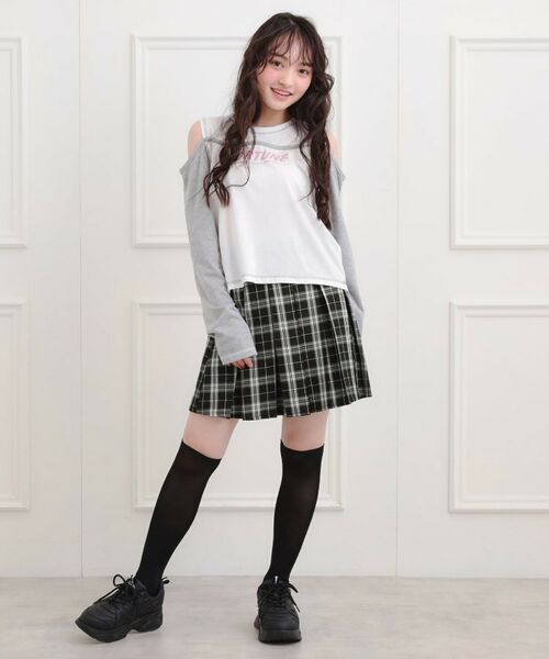 PINK-latte / ピンク ラテ ミニ・ひざ丈スカート | インパン付プリーツスカート | 詳細18