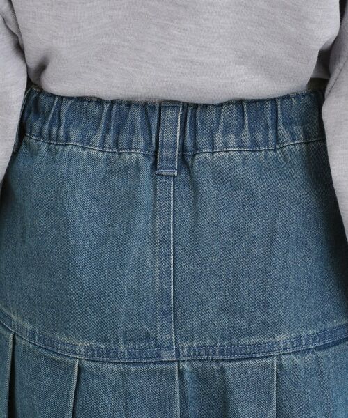 PINK-latte / ピンク ラテ デニムスカート | デニム裾プリーツスカート | 詳細6