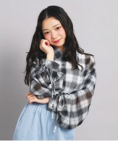 PINK-latte / ピンク ラテ その他トップス | 【セットアイテム】ドロストチェック＋タンクセット