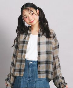 PINK-latte / ピンク ラテ その他トップス | 【セットアイテム】ドロストチェック＋タンクセット