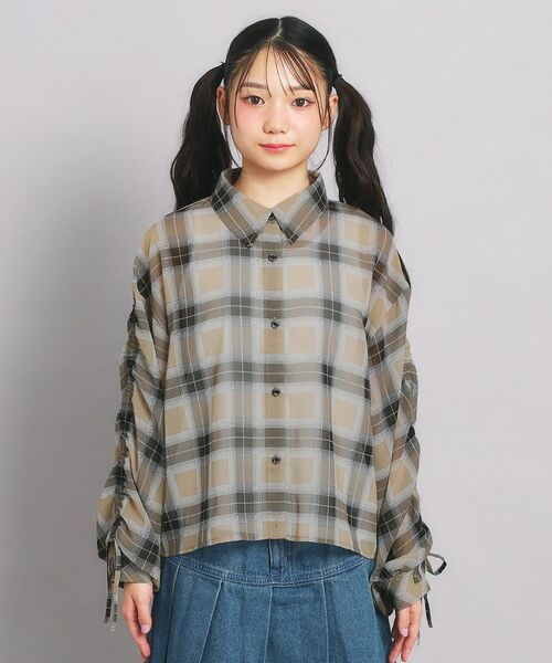 PINK-latte / ピンク ラテ その他トップス | 【セットアイテム】ドロストチェック+タンクセット | 詳細1