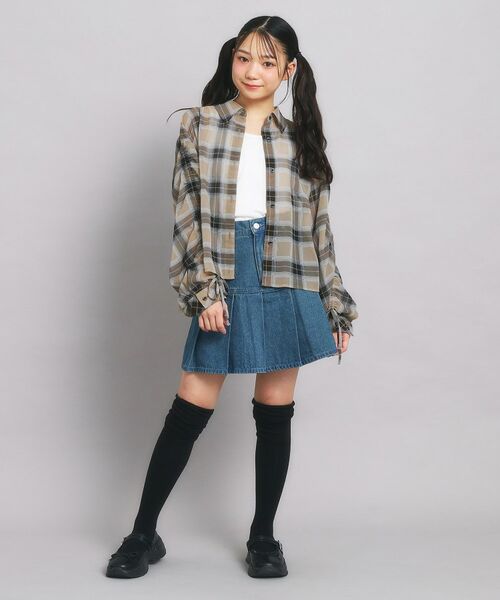 PINK-latte / ピンク ラテ その他トップス | 【セットアイテム】ドロストチェック+タンクセット | 詳細18