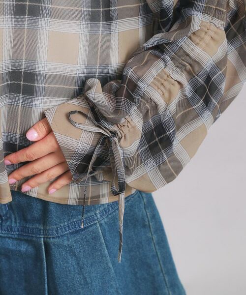 PINK-latte / ピンク ラテ その他トップス | 【セットアイテム】ドロストチェック+タンクセット | 詳細6