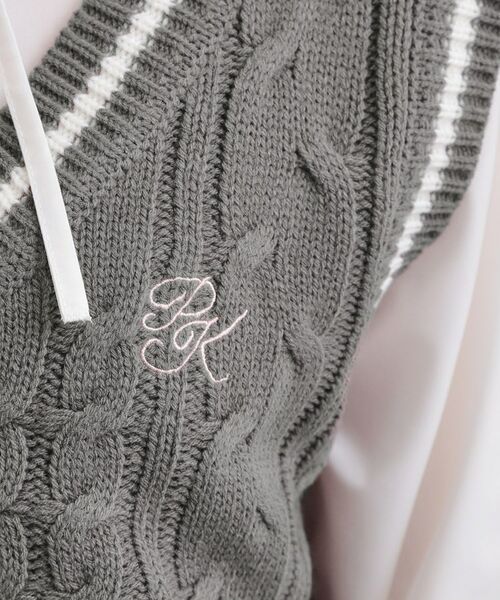 PINK-latte / ピンク ラテ シャツ・ブラウス | ニットベストドッキングシャツ | 詳細16