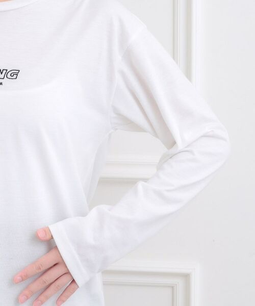 PINK-latte / ピンク ラテ その他トップス | ルーズチェックシャツ+ロンT | 詳細14