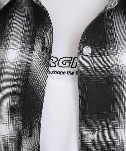 PINK-latte / ピンク ラテ その他トップス | ルーズチェックシャツ+ロンT | 詳細24