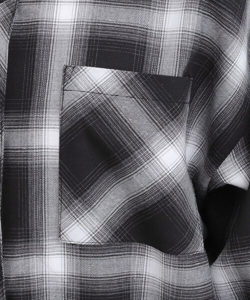 PINK-latte / ピンク ラテ その他トップス | ルーズチェックシャツ+ロンT | 詳細5