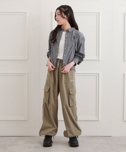 PINK-latte / ピンク ラテ シャツ・ブラウス | ショルダードロストリボンシャツ | 詳細8