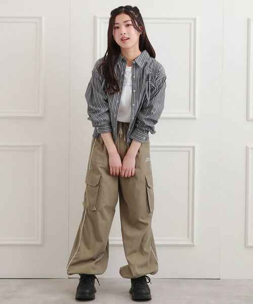 PINK-latte / ピンク ラテ シャツ・ブラウス | ショルダードロストリボンシャツ | 詳細9