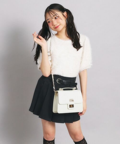 PINK-latte/ピンク ラテ 【CECIL McBEE コラボ】ショルダーバッグ ホワイト(001) 00 PINK-latte/ピンク ラテ 【CECIL McBEE コラボ】ショルダーバッグ ホワイト(001) 00