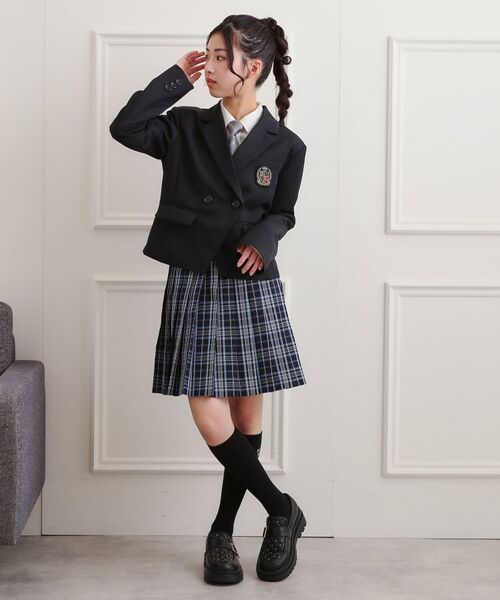 PINK-latte / ピンク ラテ テーラードジャケット | 【2026年入卒・セレモニー・卒服】クロップドダブルジャケット | 詳細12