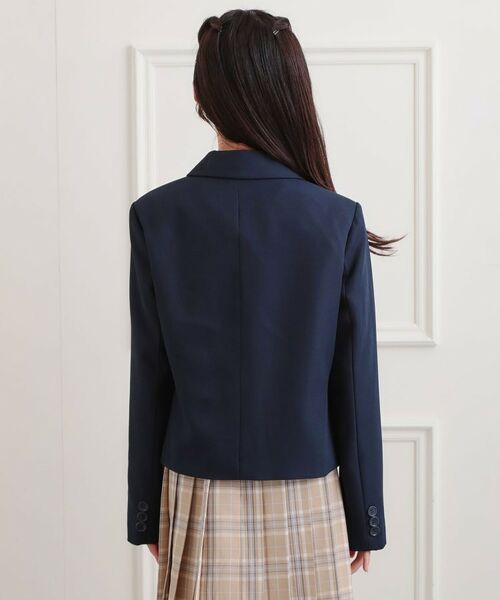 PINK-latte / ピンク ラテ テーラードジャケット | 【2026年入卒・セレモニー・卒服】クロップドダブルジャケット | 詳細3