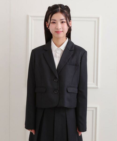 PINK-latte / ピンク ラテ テーラードジャケット | 【2026年入卒・セレモニー・卒服】短丈ジャケット | 詳細1