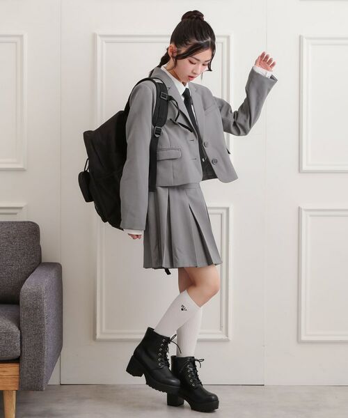 PINK-latte / ピンク ラテ テーラードジャケット | 【2026年入卒・セレモニー・卒服】短丈ジャケット | 詳細10