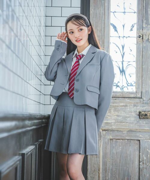 PINK-latte / ピンク ラテ テーラードジャケット | 【2026年入卒・セレモニー・卒服】短丈ジャケット | 詳細16