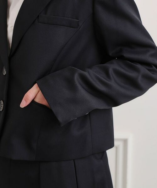 PINK-latte / ピンク ラテ テーラードジャケット | 【2026年入卒・セレモニー・卒服】短丈ジャケット | 詳細6