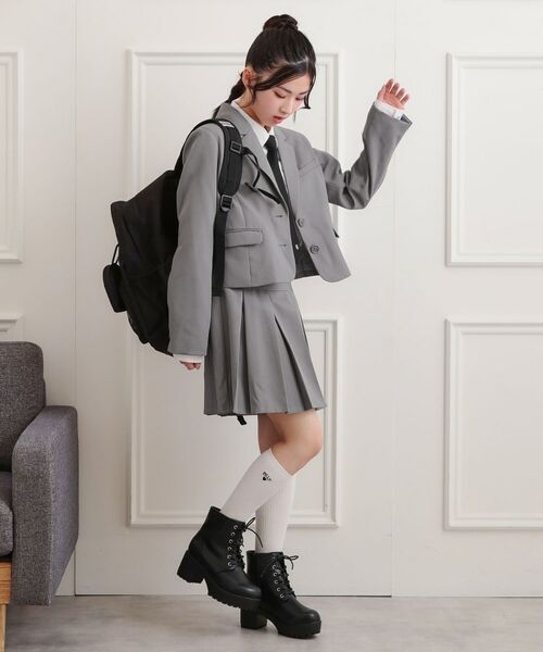 PINK-latte / ピンク ラテ ショート・ハーフ・半端丈パンツ | 【2026年入卒・セレモニー・卒服】ボックスキュロットパンツ | 詳細10