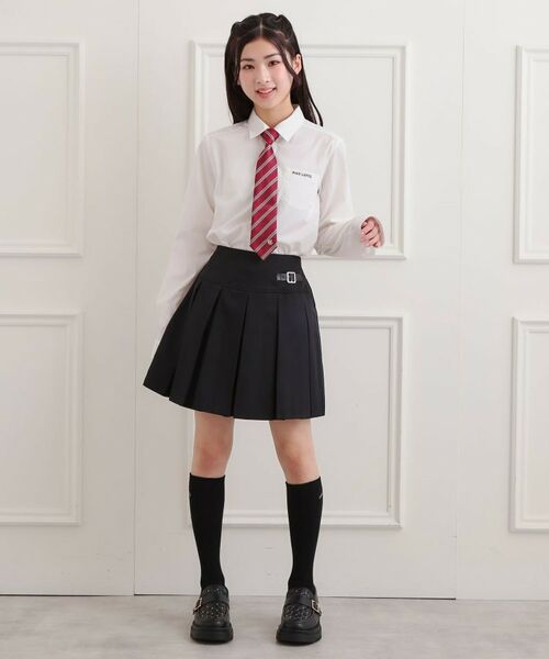 PINK-latte / ピンク ラテ ショート・ハーフ・半端丈パンツ | 【2026年入卒・セレモニー・卒服】ボックスキュロットパンツ | 詳細13