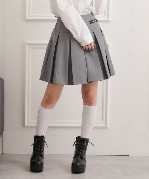 PINK-latte / ピンク ラテ ショート・ハーフ・半端丈パンツ | 【2026年入卒・セレモニー・卒服】ボックスキュロットパンツ | 詳細8