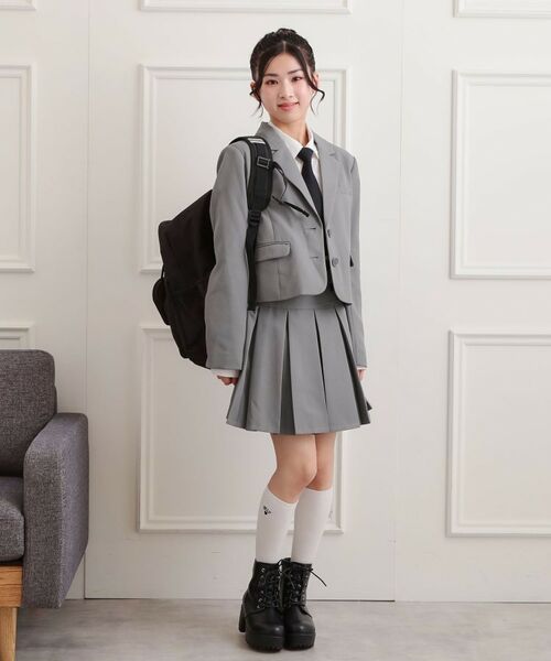 PINK-latte / ピンク ラテ ショート・ハーフ・半端丈パンツ | 【2026年入卒・セレモニー・卒服】ボックスキュロットパンツ | 詳細9