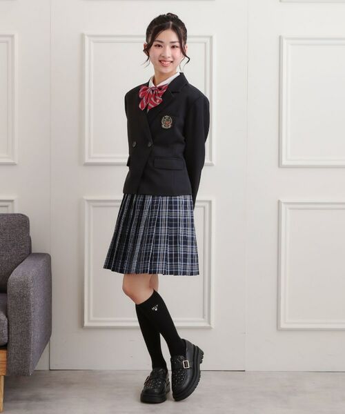 PINK-latte / ピンク ラテ ミニ・ひざ丈スカート | 【2026年入卒・セレモニー・卒服】チェックプリーツスカート | 詳細13