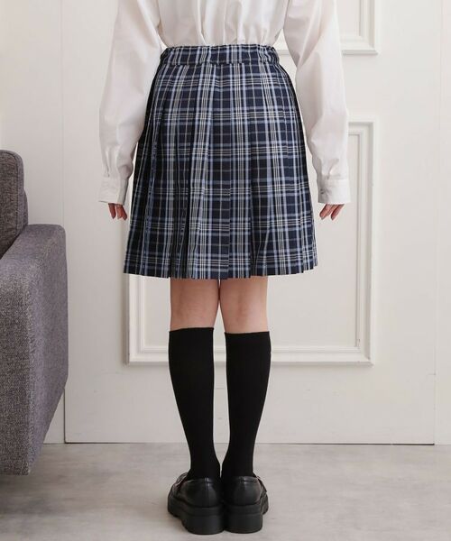 PINK-latte / ピンク ラテ ミニ・ひざ丈スカート | 【2026年入卒・セレモニー・卒服】チェックプリーツスカート | 詳細3