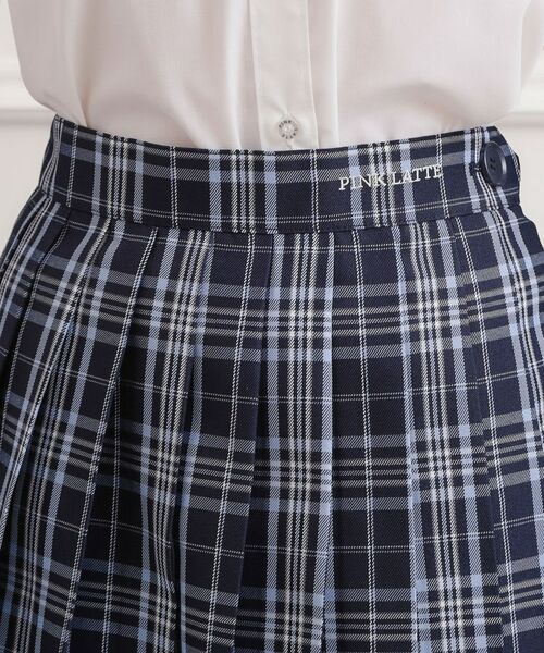 PINK-latte / ピンク ラテ ミニ・ひざ丈スカート | 【2026年入卒・セレモニー・卒服】チェックプリーツスカート | 詳細4