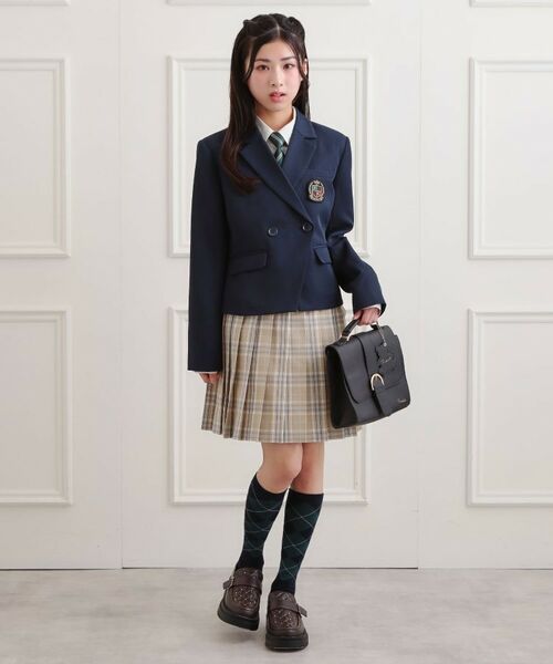 PINK-latte / ピンク ラテ ミニ・ひざ丈スカート | 【2026年入卒・セレモニー・卒服】チェックプリーツスカート | 詳細9