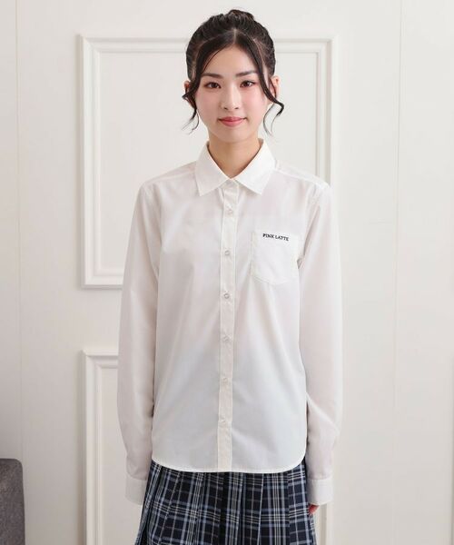 PINK-latte / ピンク ラテ シャツ・ブラウス | 【2026年入卒・セレモニー・卒服】ベーシックシャツ | 詳細1
