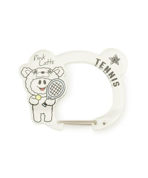 PINK-latte / ピンク ラテ キーホルダー・ストラップ | マスコットカラビナ（オフホワイト(003)）