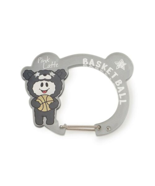 PINK-latte / ピンク ラテ キーホルダー・ストラップ | マスコットカラビナ（ブラック(019)）