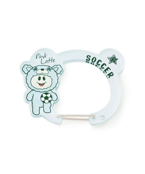 PINK-latte / ピンク ラテ キーホルダー・ストラップ | マスコットカラビナ（ブルー(091)）