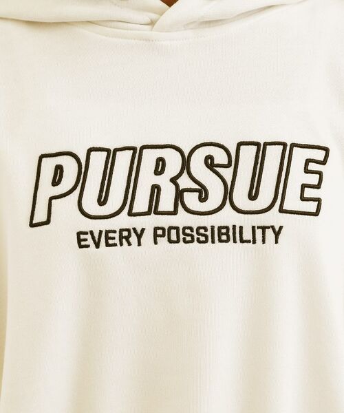 PINK-latte / ピンク ラテ パーカー | 袖ロゴプリント短丈パーカー | 詳細10