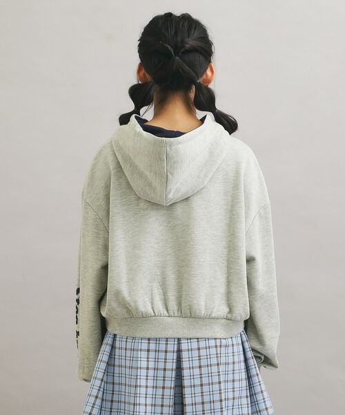 PINK-latte / ピンク ラテ パーカー | 袖ロゴプリント短丈パーカー | 詳細3