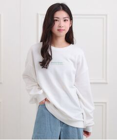 PINK-latte / ピンク ラテ スウェット | バケハくまちゃん裏毛トレーナー