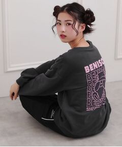 PINK-latte / ピンク ラテ スウェット | バケハくまちゃん裏毛トレーナー