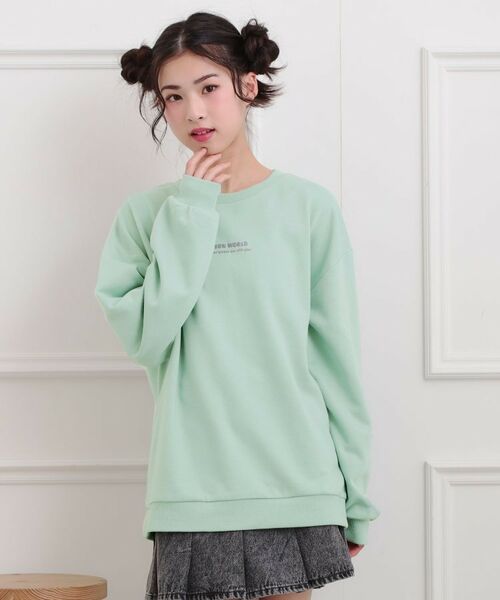 PINK-latte / ピンク ラテ スウェット | バケハくまちゃん裏毛トレーナー | 詳細16