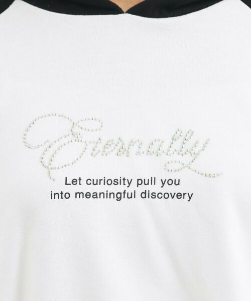 PINK-latte / ピンク ラテ パーカー | ラグランラインストーンパーカ | 詳細10