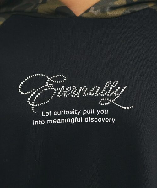 PINK-latte / ピンク ラテ パーカー | ラグランラインストーンパーカ | 詳細14