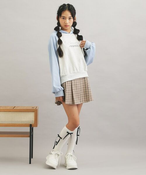 PINK-latte / ピンク ラテ パーカー | ラグランラインストーンパーカ | 詳細16