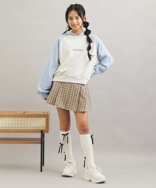 PINK-latte / ピンク ラテ パーカー | ラグランラインストーンパーカ | 詳細17