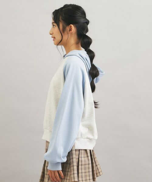 PINK-latte / ピンク ラテ パーカー | ラグランラインストーンパーカ | 詳細2