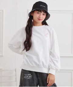 PINK-latte / ピンク ラテ スウェット | アニマルプリント裏毛プルオーバー